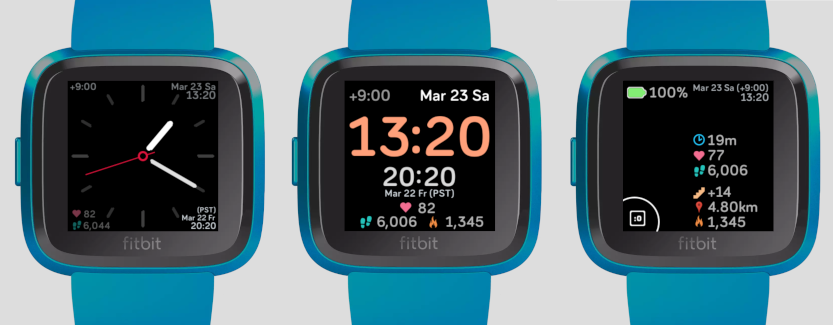 Versa lite watch discount faces